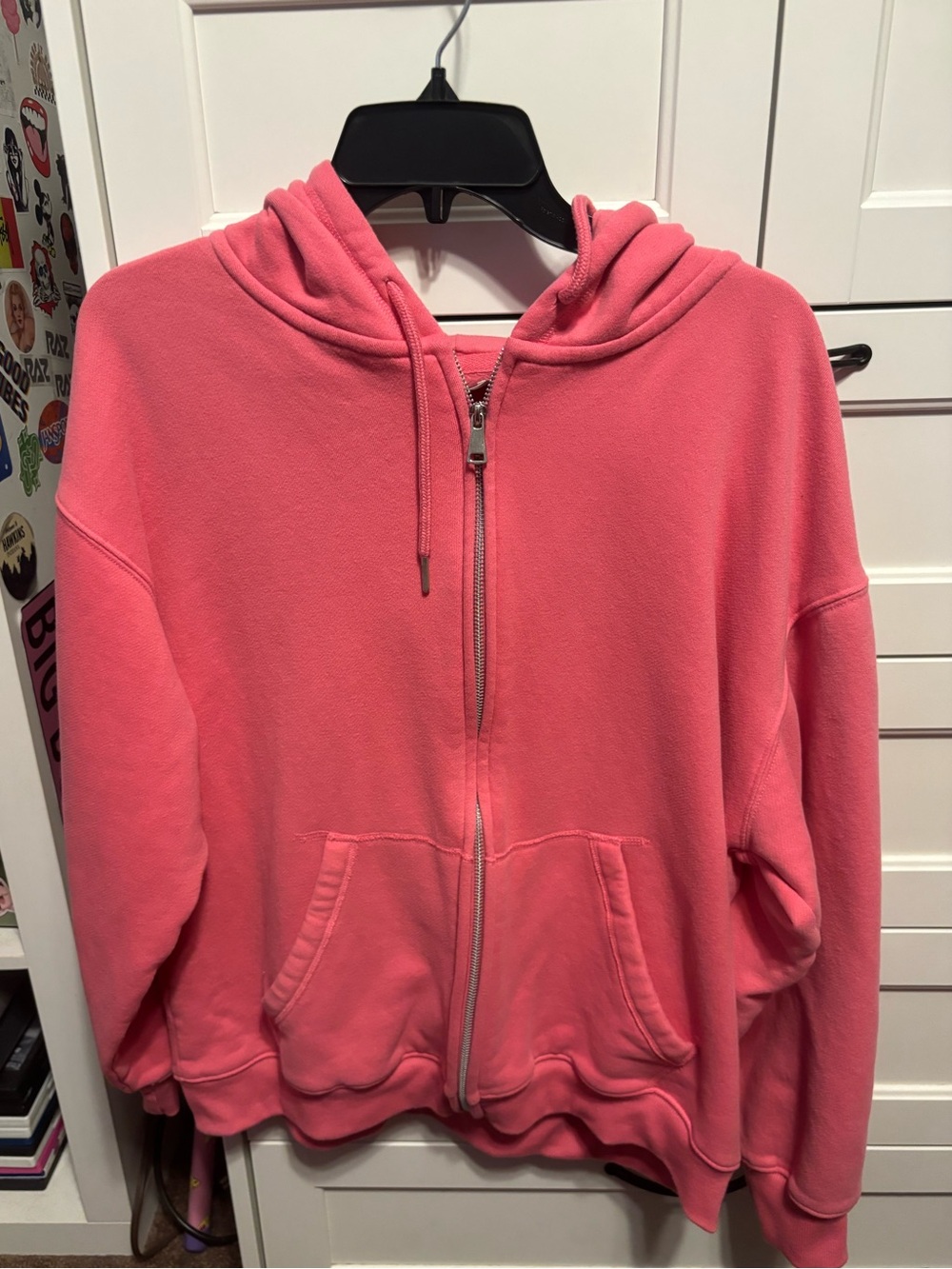 Ultra Flirt Coral Pink Zip Hoodie